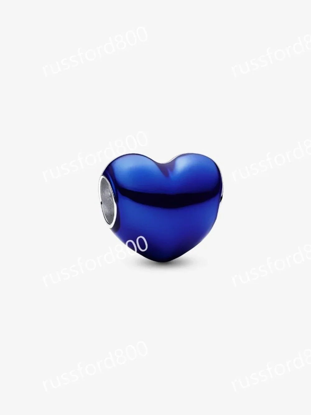Pandora Metallic Blue Heart Charm